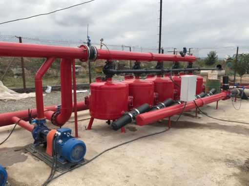 Construction of drip-irrigation systems in Artsakh