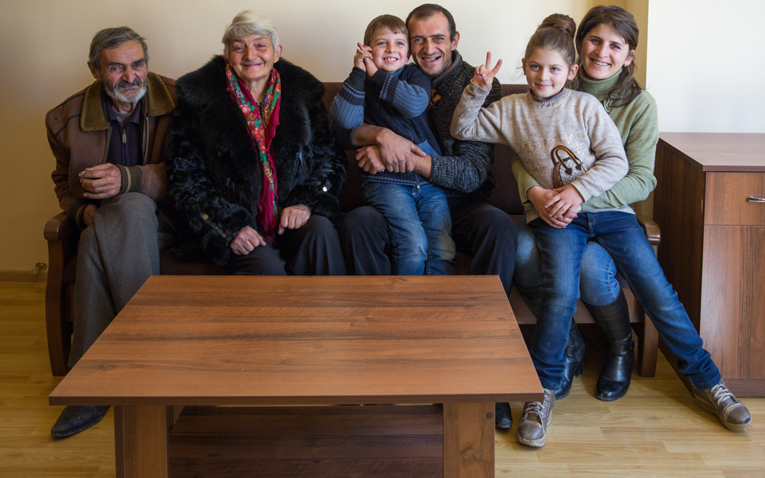 A fresh start for a homeless Gyumri family