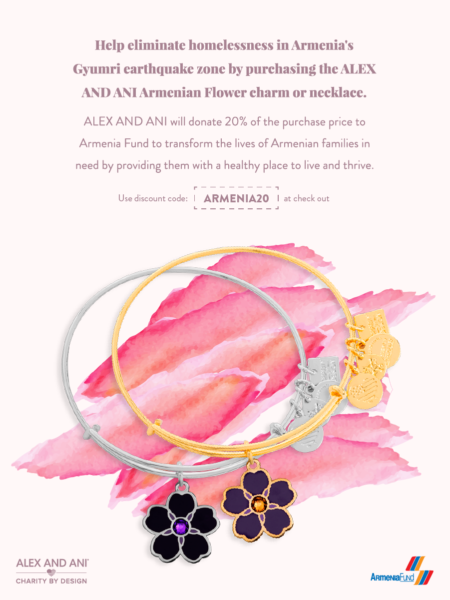 Alex And Ani X The Armenia Fund Alex And Ani Launches New Charm Design To Benefit The Foundation Ahead Of Armenian Genocide Remembrance Day Armeniafund