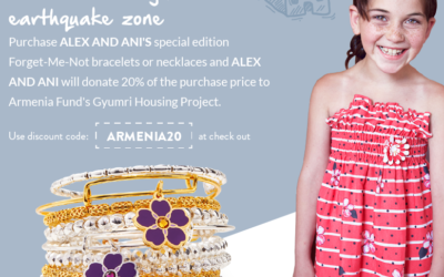 ALEX AND ANI x The Armenia Fund  ALEX AND ANI Launches New Charm Design to Benefit the Foundation  Ahead of Armenian Genocide Remembrance Day