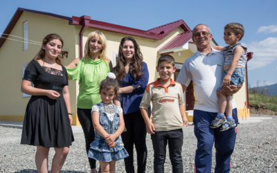 Armenia Fund provides newly-built home  to large family in Artsakh
